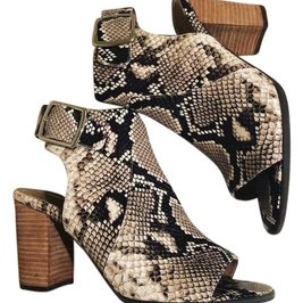 Vionic BLAKELY Snake Skin Print Leather Heel